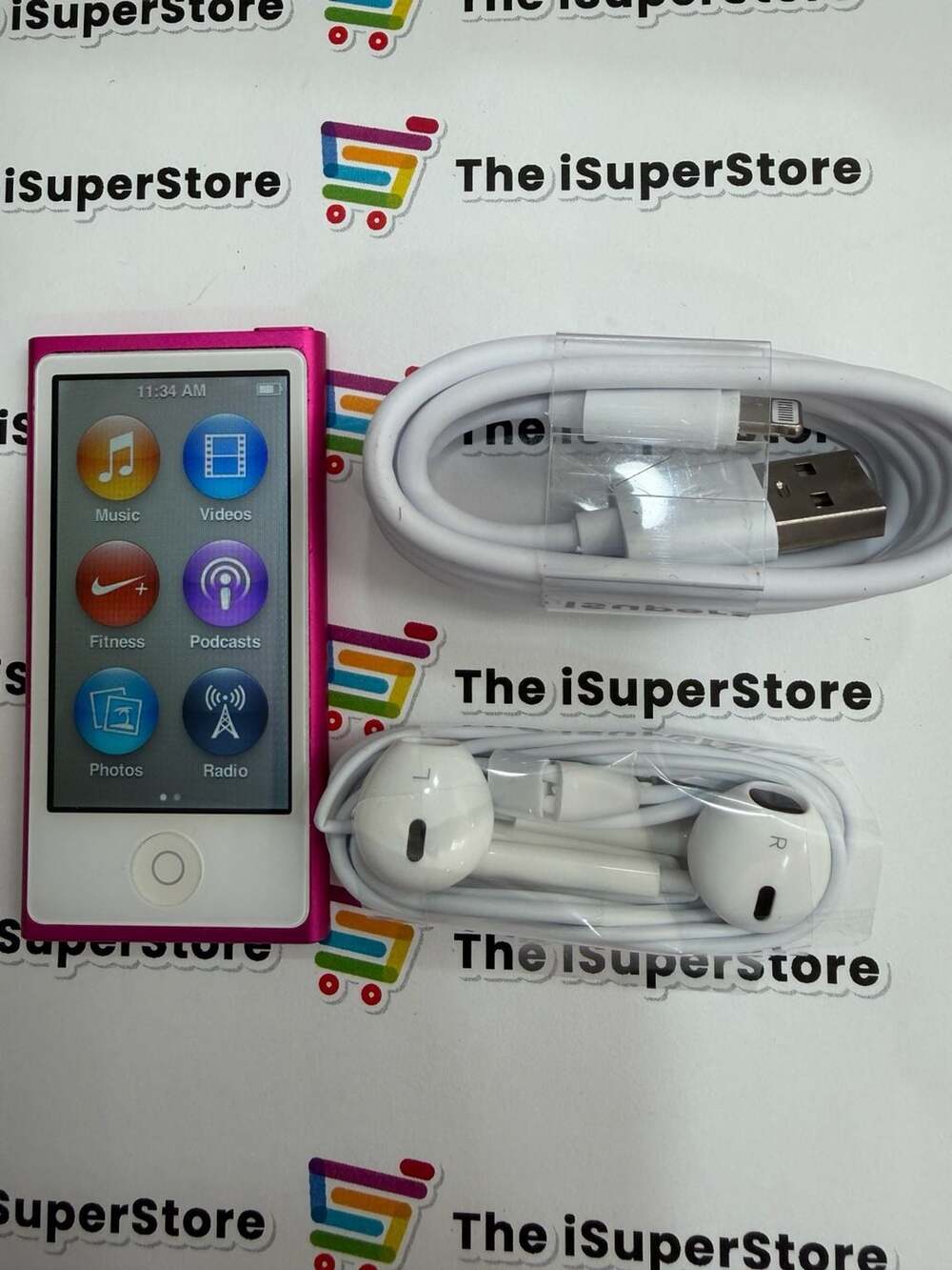 Refurbished Apple iPod Nano 7th Generation 16GB Pink Model + 1 YR warranty